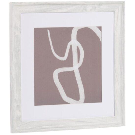 Abstraktní obraz Kave Home Llucia 40 x 40 cm