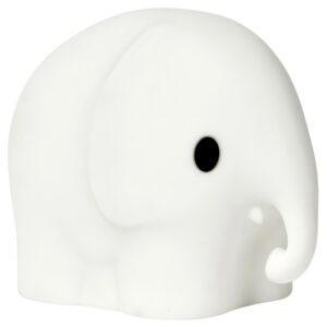 Bílá plastová dětská LED lampa Mr. Maria Elephant 9