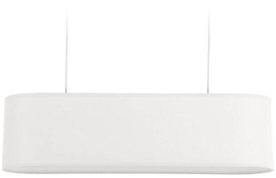 Bílé stínidlo Kave Home Palette 75 cm