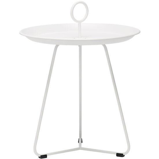 Bílý kovový odkládací stolek HOUE Eyelet 45 cm