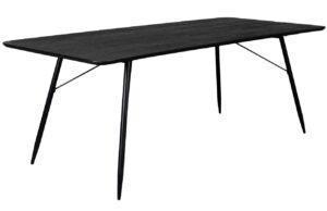 Černý dřevěný jídelní stůl DUTCHBONE Roger 180 x 90 cm