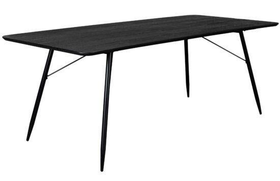 Černý dřevěný jídelní stůl DUTCHBONE Roger 180 x 90 cm