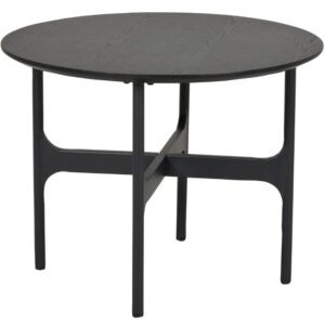 Černý dřevěný konferenční stolek ROWICO COLTON 55 cm