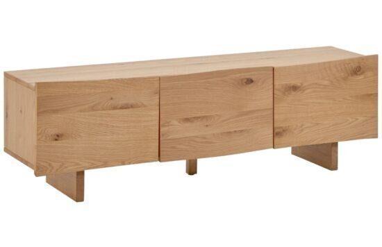 Dubový TV stolek Kave Home Rasha 160 x 41 cm