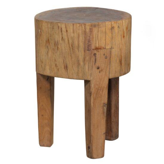 Hoorns Dřevěný odkládací stolek Mosie 32 cm