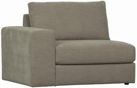 Hoorns Šedý látkový koncový modul Flaireen 115 cm