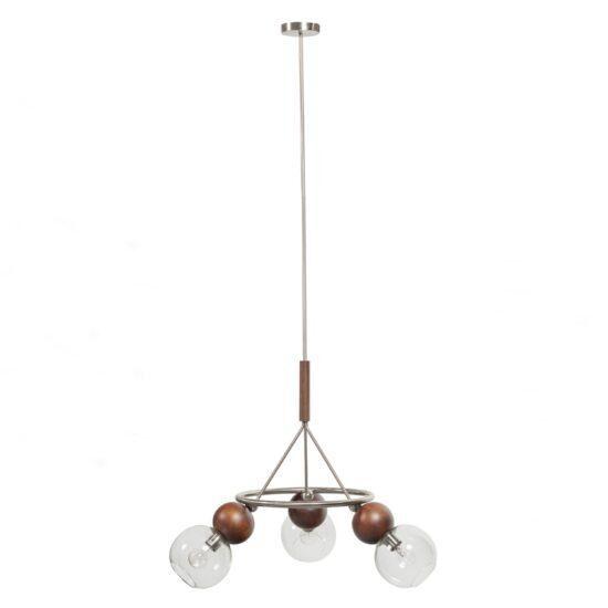 Hoorns Skleněné závěsné světlo Bobe 90 cm