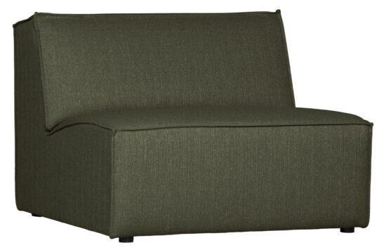 Hoorns Tmavě zelený látkový středový modul Siena 99 cm