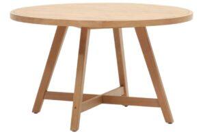 Masivní zahradní jídelní stůl Kave Home Urgell 130 cm