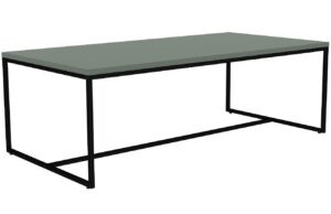 Matně zelený lakovaný konferenční stolek Tenzo Lipp 120 x 60 cm