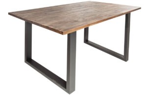 Moebel Living Hnědý akátový jídelní stůl Logan 180 x 90 cm