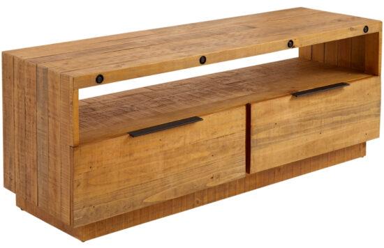 Moebel Living Masivní borovicový TV stolek Freja 150x45 cm