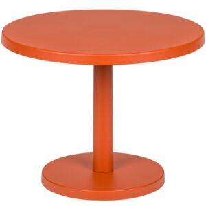 Noo.ma Oranžový kovový odkládací stolek Odo 52 cm