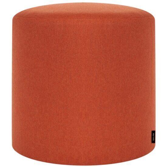 Noo.ma Oranžový vlněný puf Folk 40 cm
