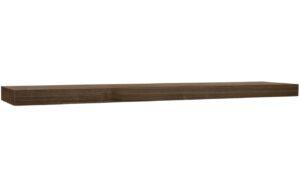 Ořechová nástěnná police TEMAHOME Balda 120 cm