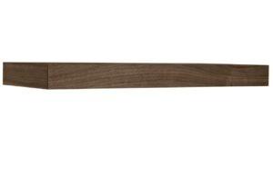 Ořechová nástěnná police TEMAHOME Balda 60 cm
