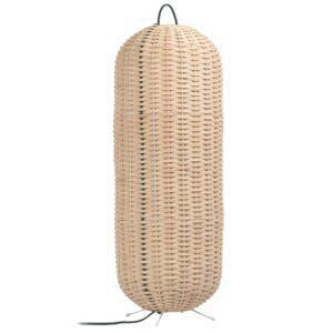 Ratanová stojací lampa Kave Home Lumisa 80 cm