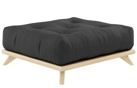 Tmavě šedá podnožka Karup Design Senza 100 x 90 cm