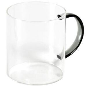 Transparentní skleněný hrnek Kave Home Eulalia 300 ml