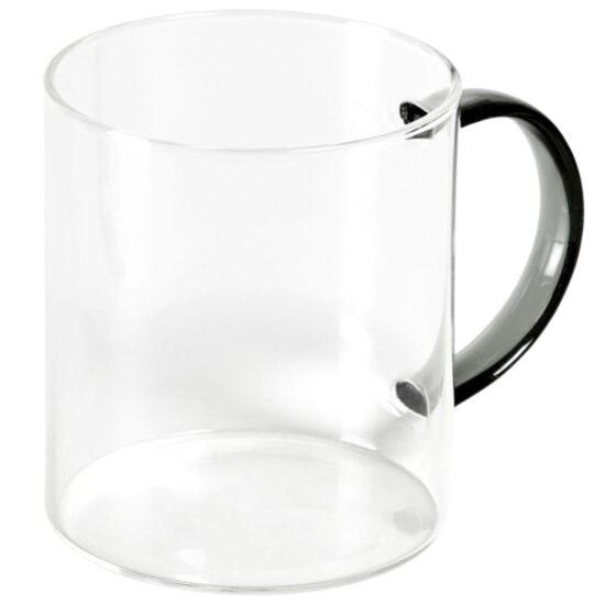 Transparentní skleněný hrnek Kave Home Eulalia 300 ml